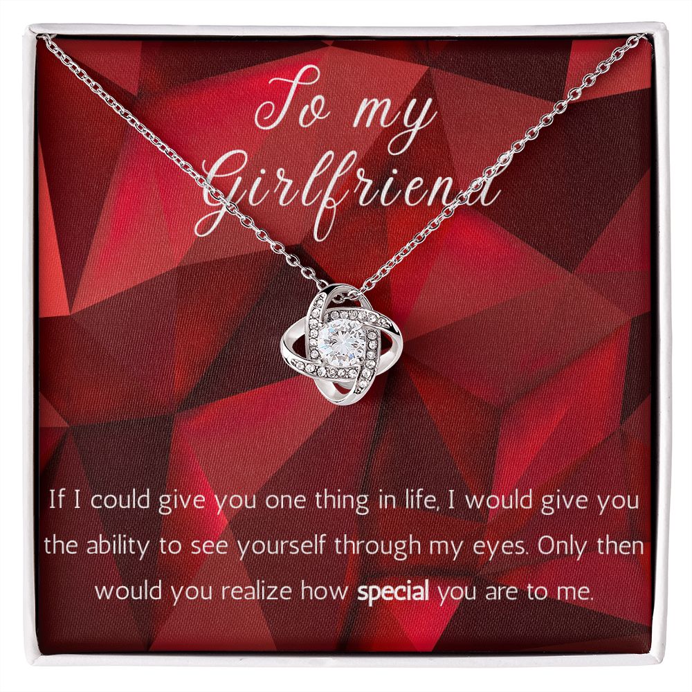 To My Girlfriend Gift Necklace, Valentines Day Gift Necklace, Necklace For Girlfriend, Girlfriend Jewelry, Girlfriend anniversary