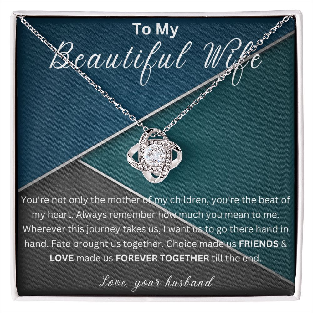 Wife Gift Necklace, To My Beautiful wife Gift Necklace, Birthday Gift Necklace For Wife , Anniversary Gift Necklace for Wife, Gift From husband