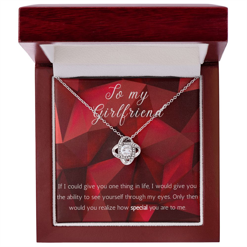 To My Girlfriend Gift Necklace, Valentines Day Gift Necklace, Necklace For Girlfriend, Girlfriend Jewelry, Girlfriend anniversary