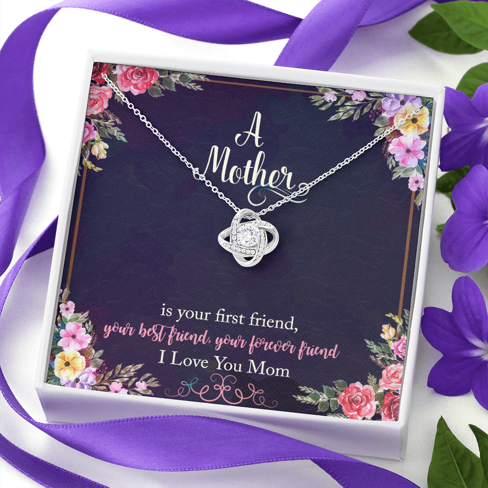 Mothers Gift Necklace, Mother is The Best Friend Forever, Mothers Birthday Gift Necklace, Mothers Day Gift Necklace, Gift From Son, Daughter