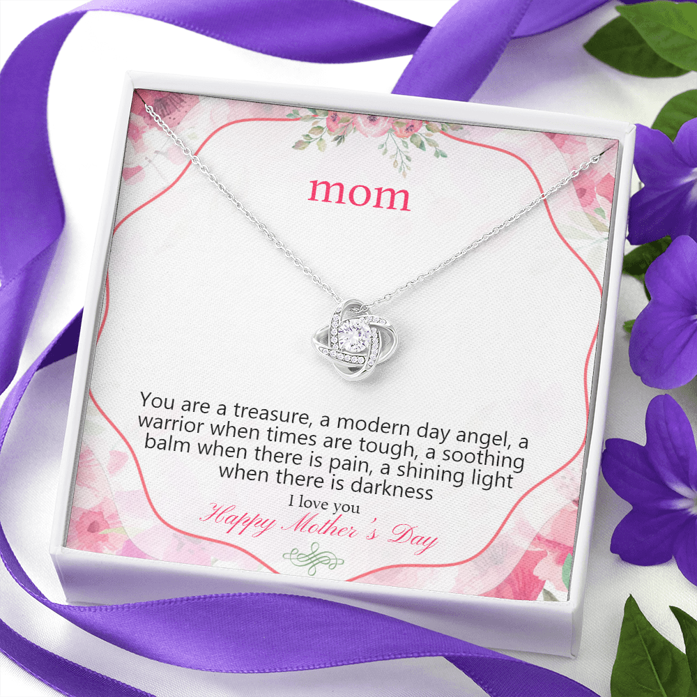 Mothers Day Special Gift Necklace, Moms Gift Necklace, happy Mothers Day, Gift From Son Daughter, Love Knot Gift Necklace, Mother Gift Necklace