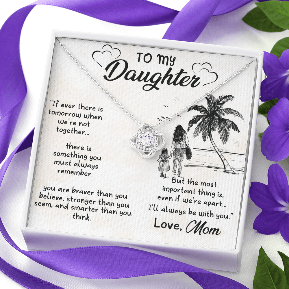 Always be With You, Gift Necklace For Daughter, Birthday Gift Necklace For Daughter, Appreciation Gift For Daughter