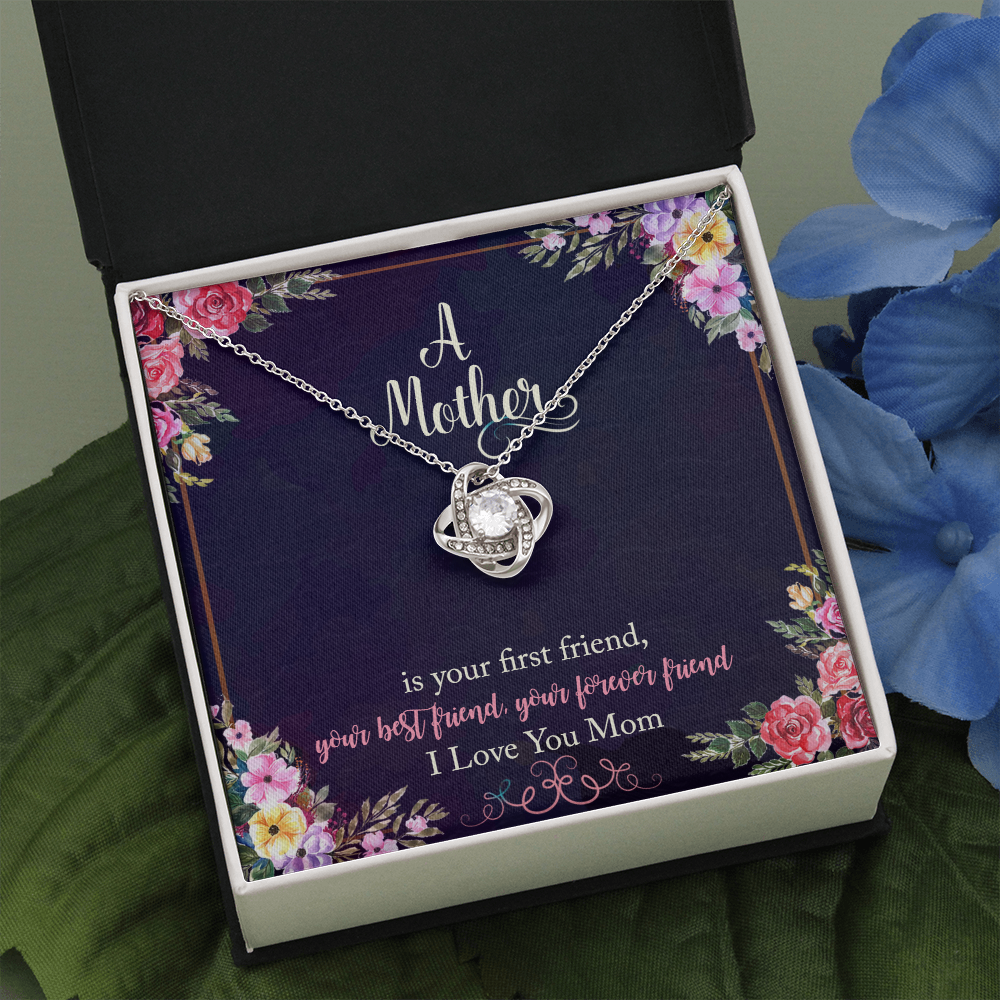 Mothers Gift Necklace, Mother is The Best Friend Forever, Mothers Birthday Gift Necklace, Mothers Day Gift Necklace, Gift From Son, Daughter