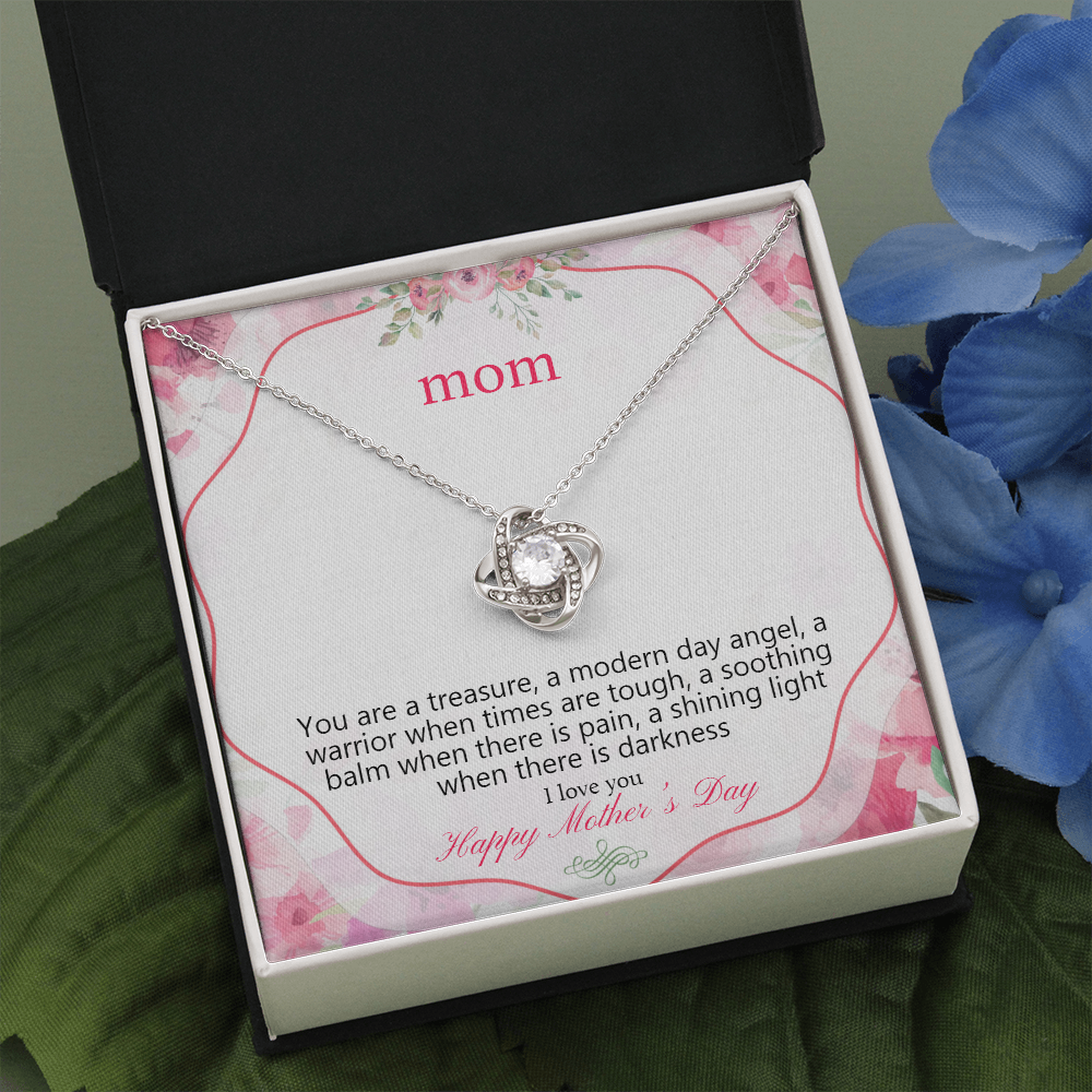 Mothers Day Special Gift Necklace, Moms Gift Necklace, happy Mothers Day, Gift From Son Daughter, Love Knot Gift Necklace, Mother Gift Necklace