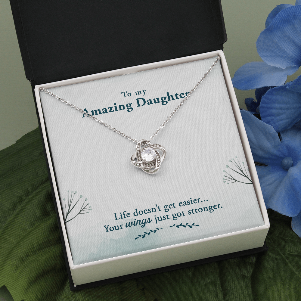 To My Amazing Daughter Gift Necklace, Birthday Gift Necklace For Daughter, Appreciation Gift Necklace,  From Dad, Mom