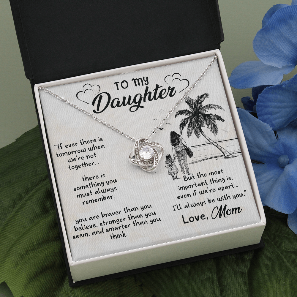 Always be With You, Gift Necklace For Daughter, Birthday Gift Necklace For Daughter, Appreciation Gift For Daughter