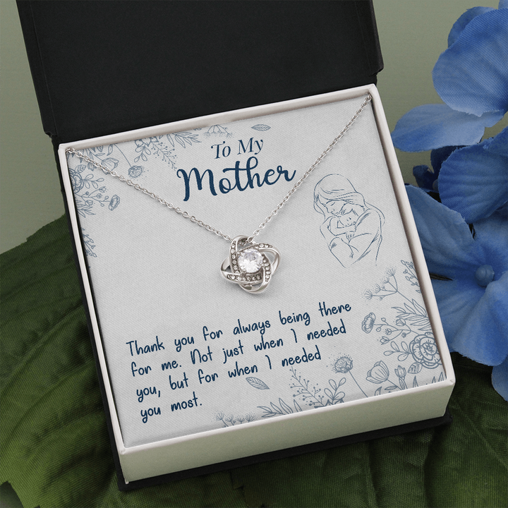 To My Mom Necklace Alluring Beauty - I Cannot Imagine Life Without You -  Hope Fight