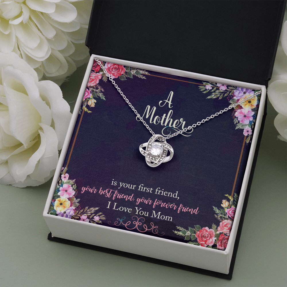 Mothers Gift Necklace, Mother is The Best Friend Forever, Mothers Birthday Gift Necklace, Mothers Day Gift Necklace, Gift From Son, Daughter