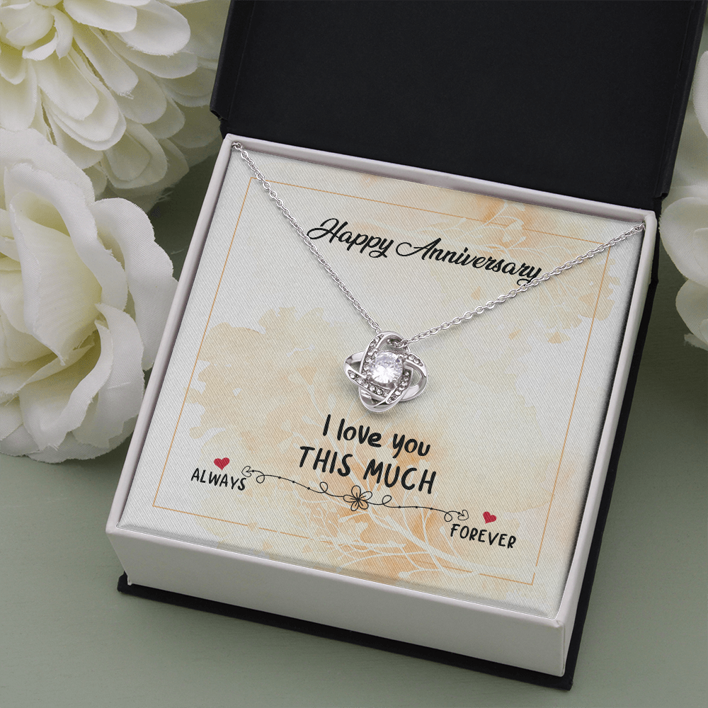 Anniversary Gift Necklace For Wife,Love You Forever And Always, Wedding Anniversary Gift Necklace, Gift For Wife, From Husband
