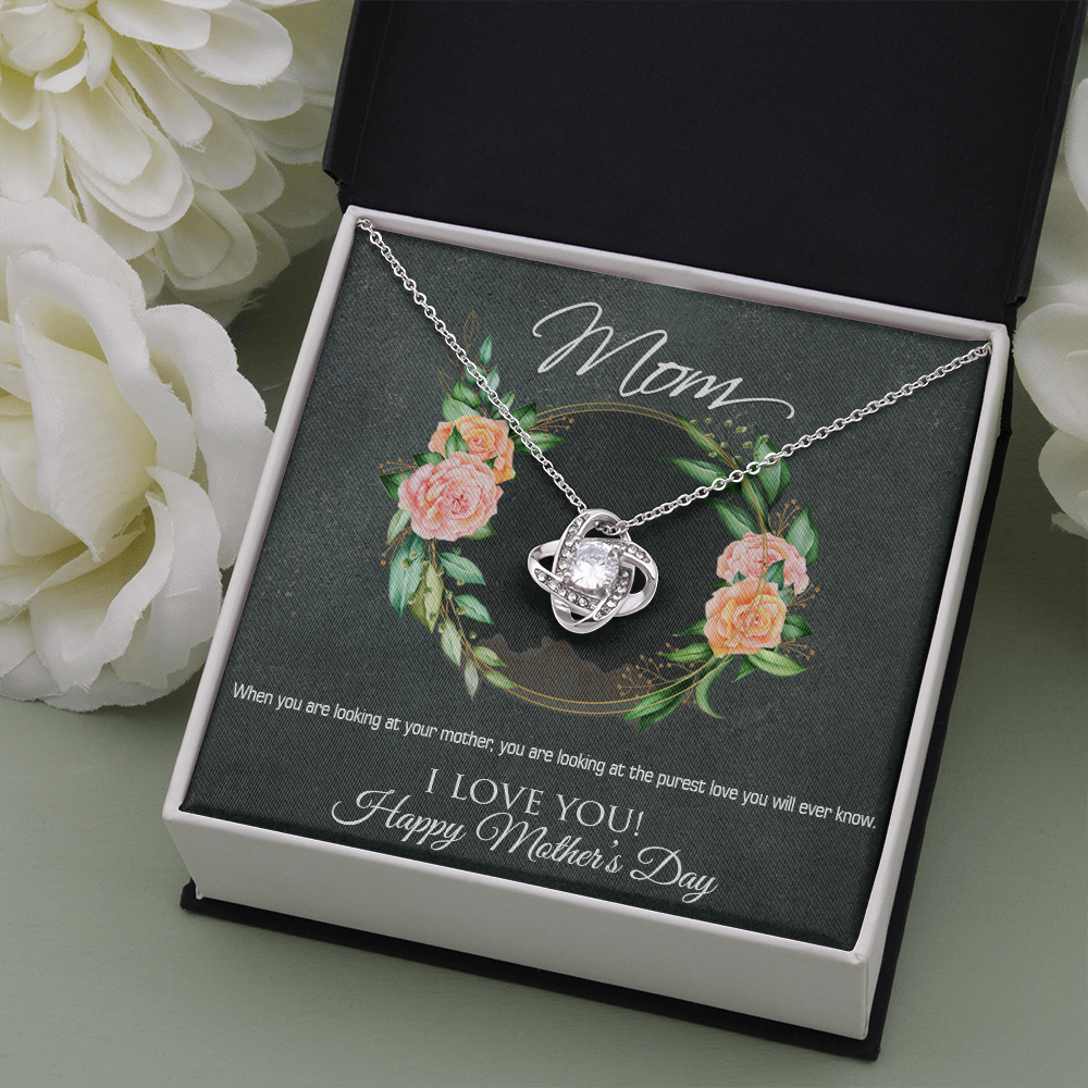Mothers Day Gift Necklace, Happy Mothers Day, Gift Necklace For Mothers Day, Gift From Son, Daughter, Love You Mom, Loving Mom Gift Necklace