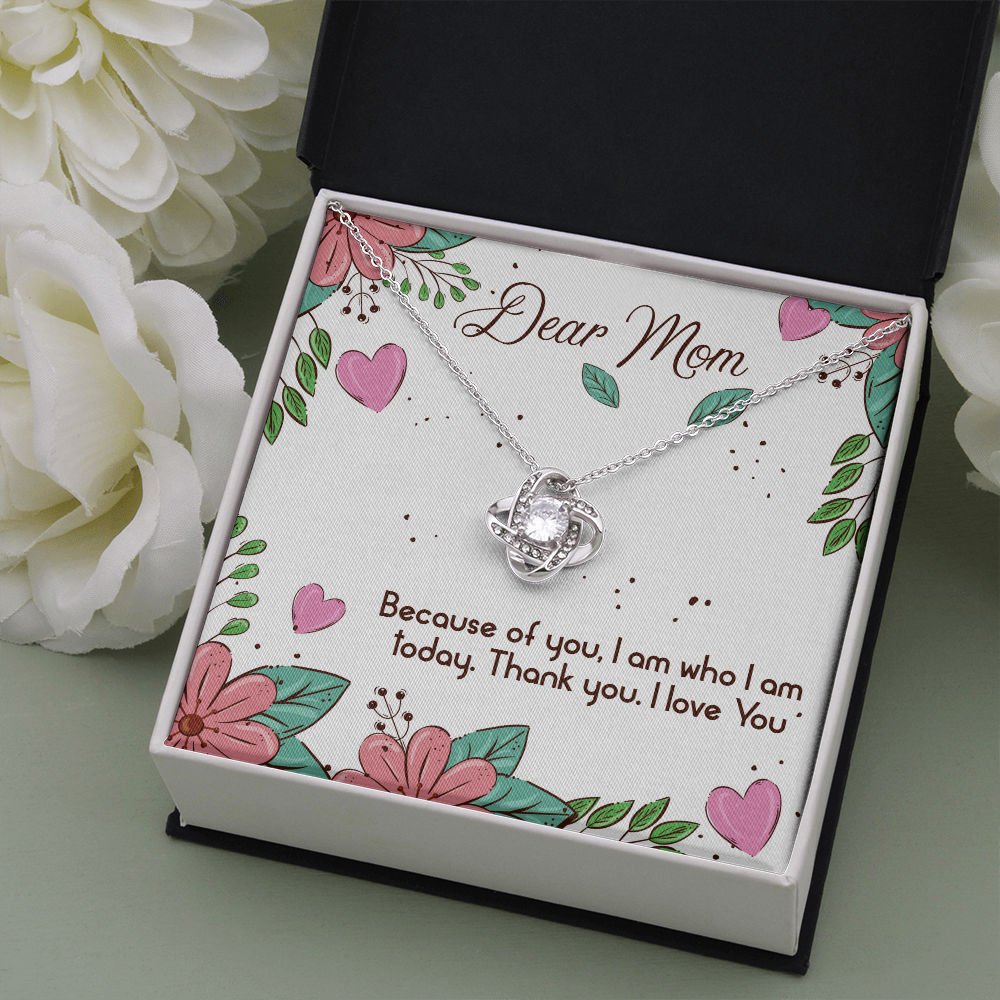 Mom Birthday Gift Necklace, Dear Mom, Mothers Day Gift Necklace, Gift From Son, Daughter, Love You Mom, Gift Necklace For Mom