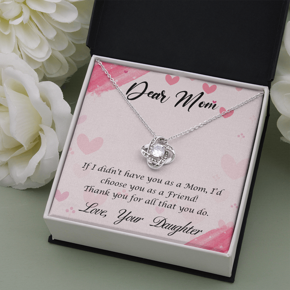 Moms Gift Necklace, Mother Day Gift Necklace From Daughter, Birthday Gift Necklace For Mom, Gift from Loving Daughter