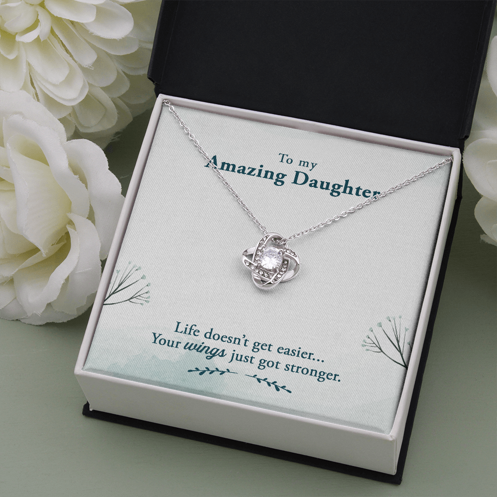 To My Amazing Daughter Gift Necklace, Birthday Gift Necklace For Daughter, Appreciation Gift Necklace,  From Dad, Mom
