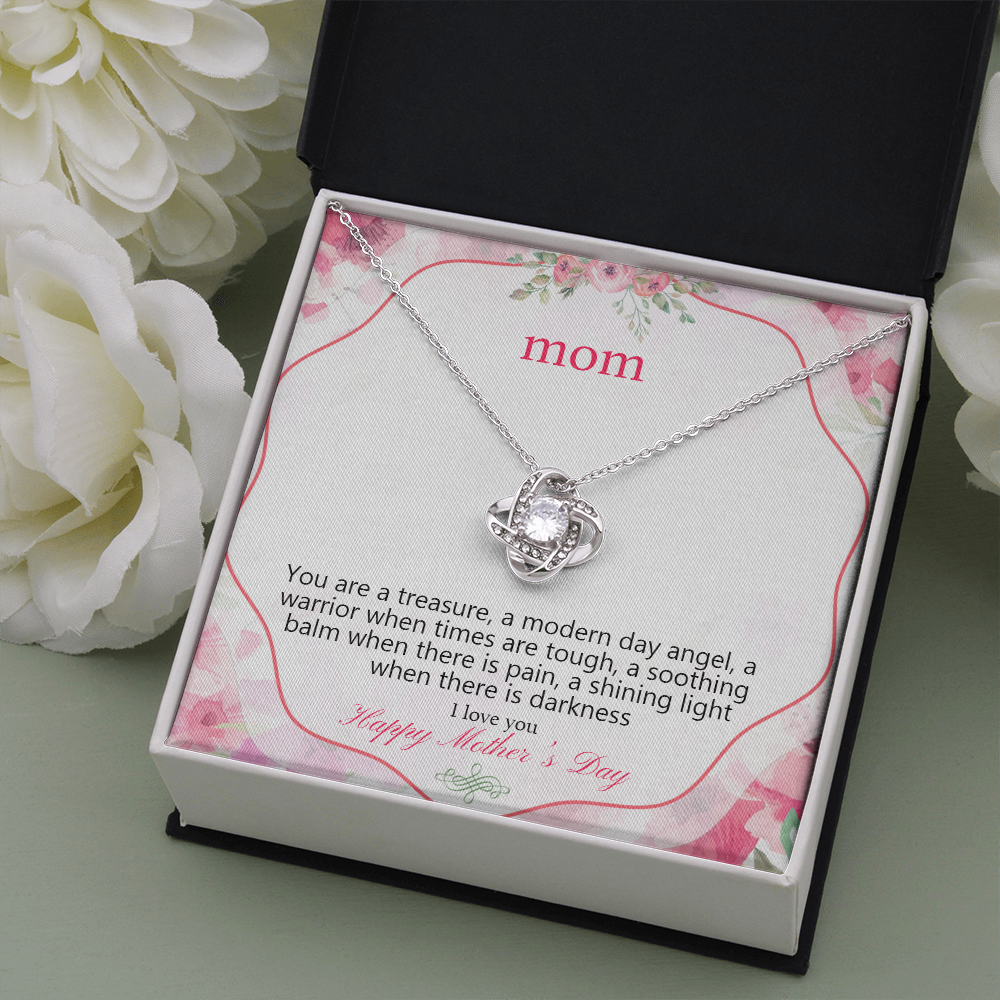 Mothers Day Special Gift Necklace, Moms Gift Necklace, happy Mothers Day, Gift From Son Daughter, Love Knot Gift Necklace, Mother Gift Necklace