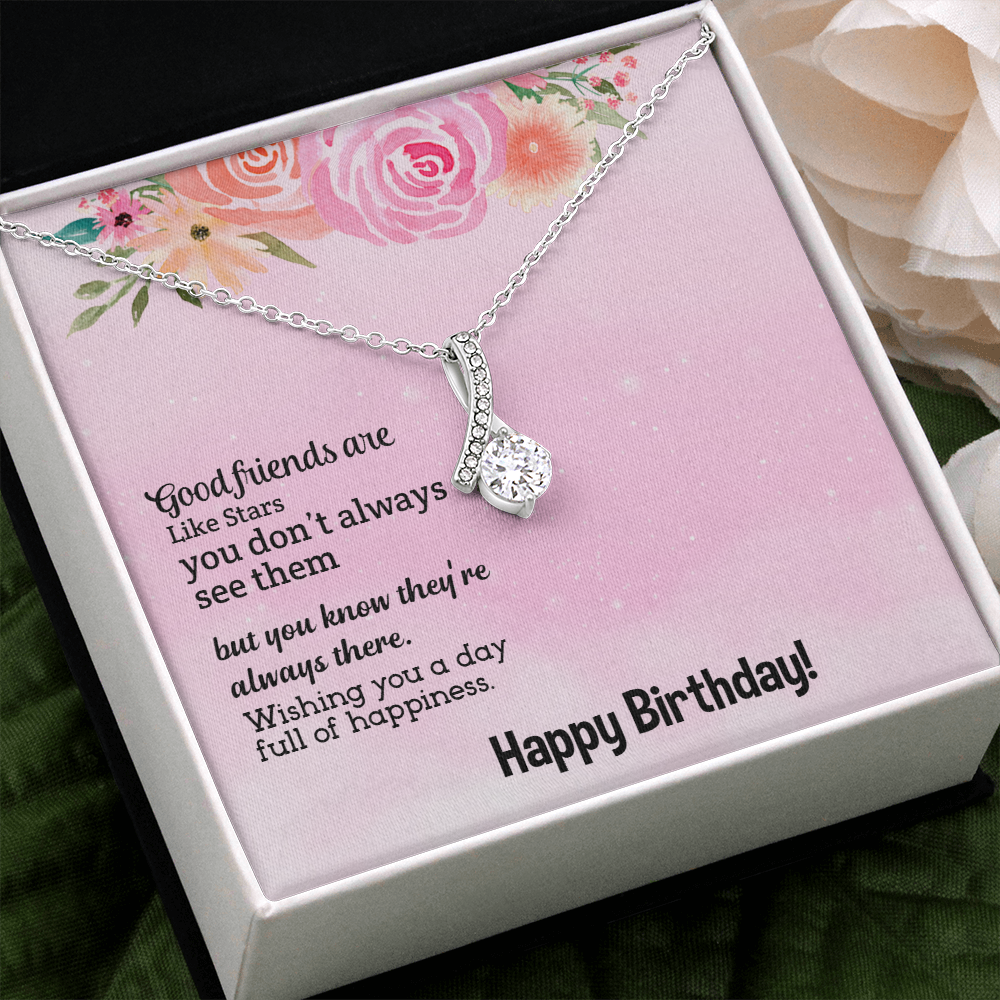 Birthday Gift Necklace For Sister, Bff Gift Necklace, Bestie Gift Necklace, Best Friend Gift Necklace