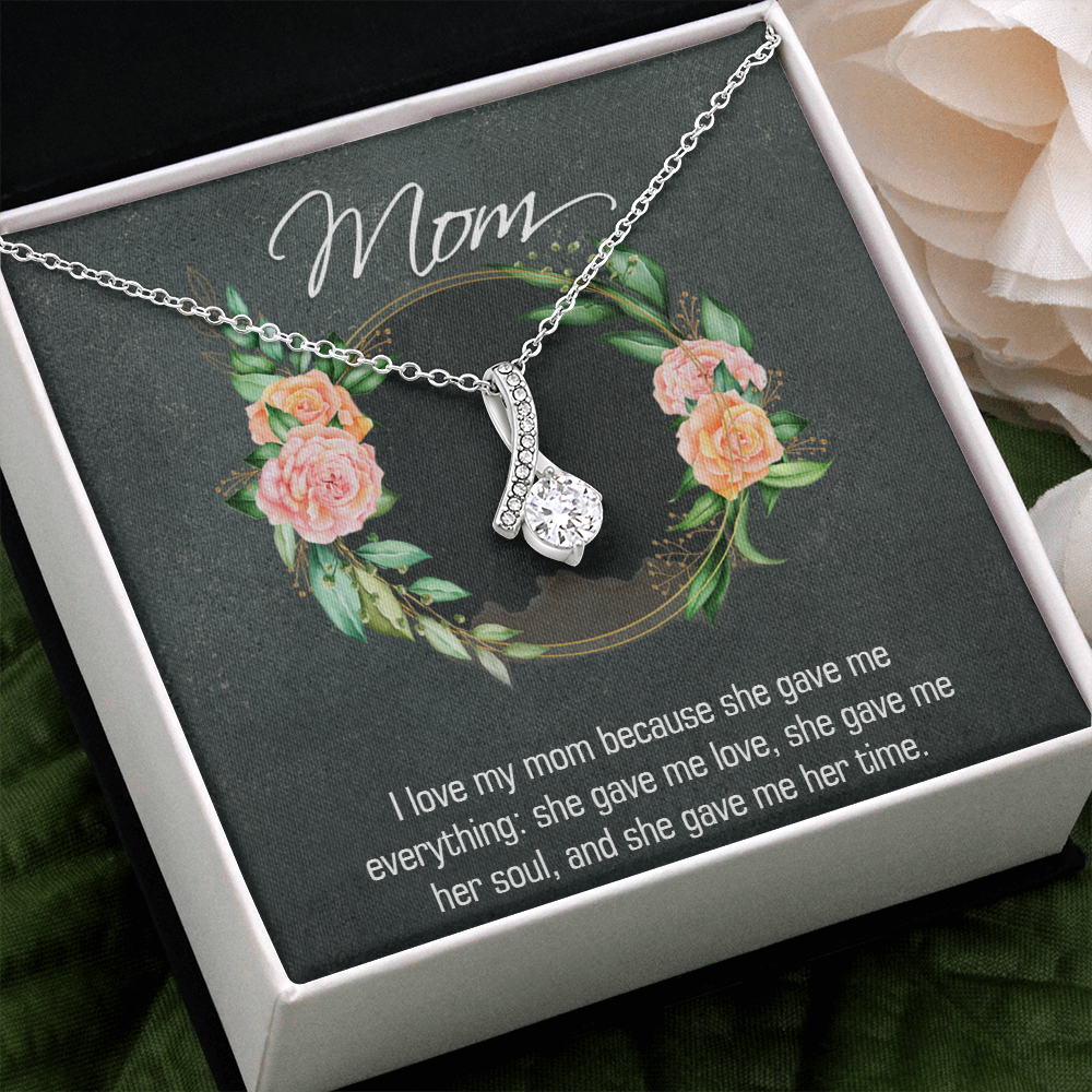 Mom's Love, Gift Necklace For Mother, Mothers Day Gift Necklace For Mom, Birthday Gift Necklace For Mom, Gift From Son, Daughter