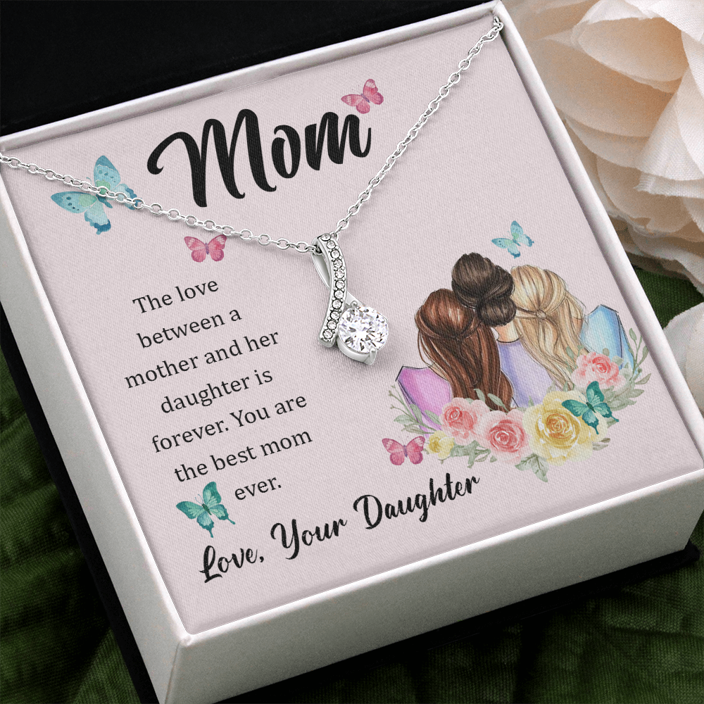 Necklace Gift To Loving Mother From Daughter, Birthday Gift Necklace From Daughter, Mothers Day Gift Necklace, Gift Necklace From Daughter