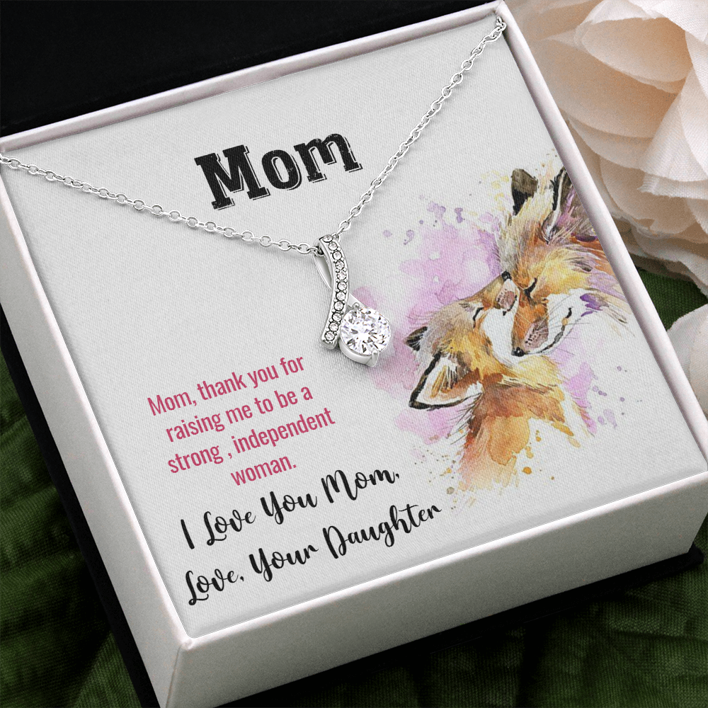Mom, Strongest woman In The World, Mothers Gift From Daughter, Mothers Birthday Gift Necklace, Mothers Day Gift, Moms Gift