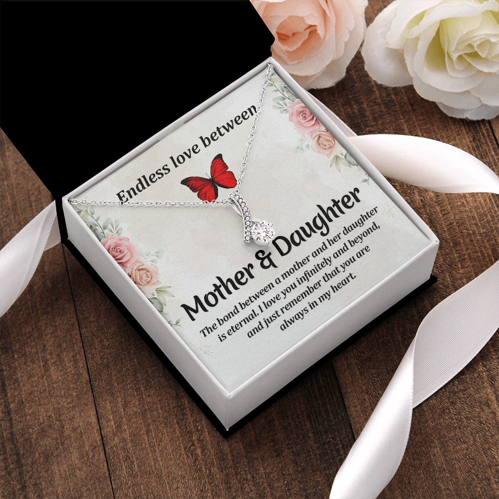 Necklace Gift For Mother, Daughter, Love Between Daughter And Mother, Birthday Gift Necklace For Daughter, Mom Necklace