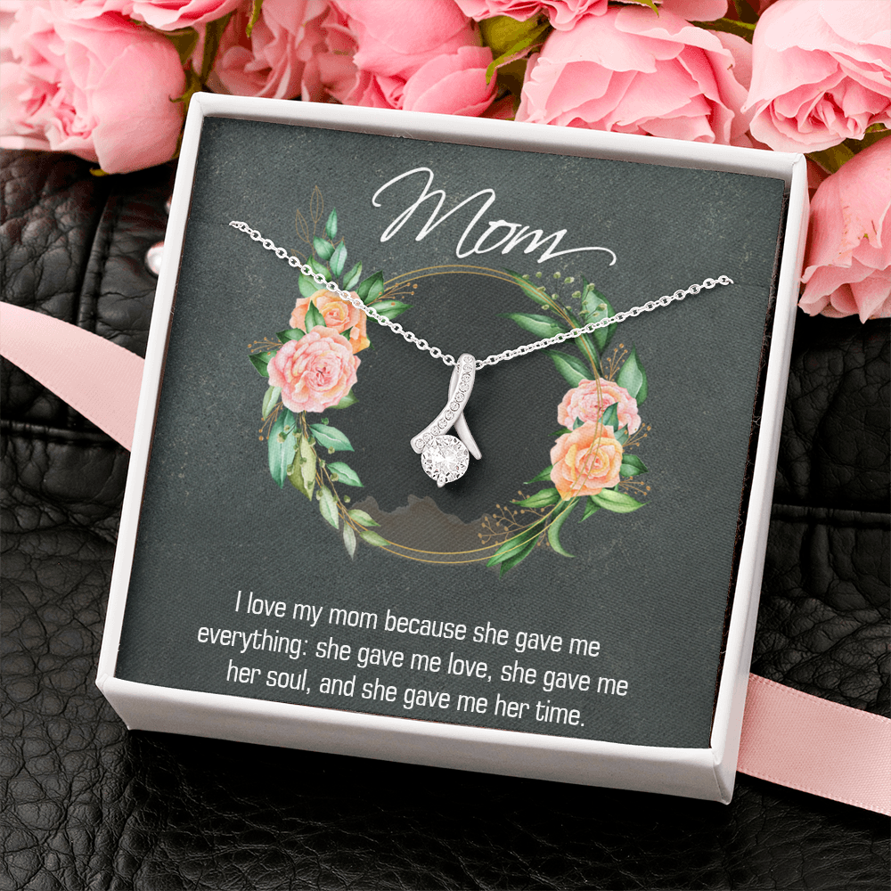 Mom's Love, Gift Necklace For Mother, Mothers Day Gift Necklace For Mom, Birthday Gift Necklace For Mom, Gift From Son, Daughter