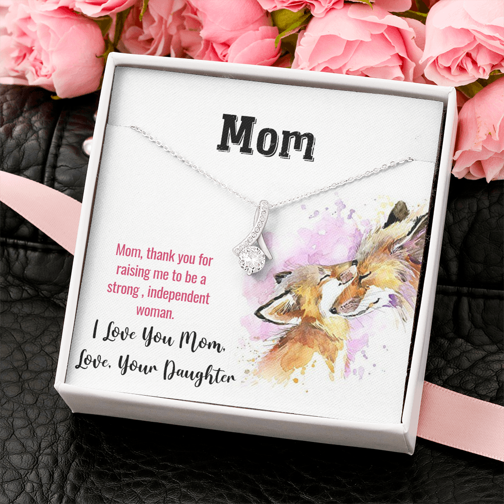 Mom, Strongest woman In The World, Mothers Gift From Daughter, Mothers Birthday Gift Necklace, Mothers Day Gift, Moms Gift