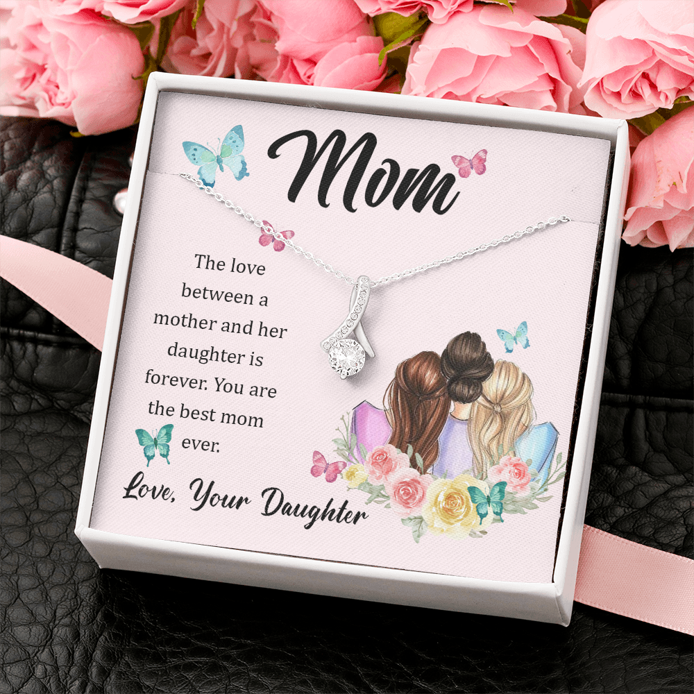 Necklace Gift To Loving Mother From Daughter, Birthday Gift Necklace From Daughter, Mothers Day Gift Necklace, Gift Necklace From Daughter