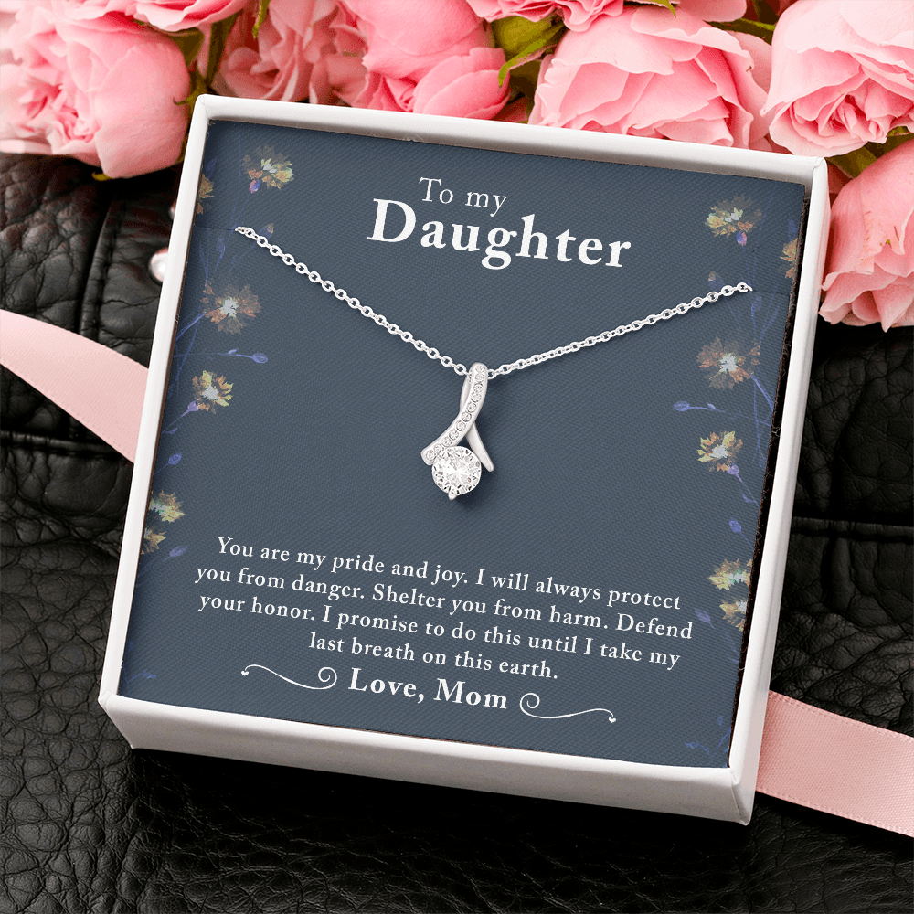 You Are My Pride, Daughter Gift Necklace, Birthday Gift Necklace For Daughter, Daughter appreciation Gift Necklace, Necklace From Mom