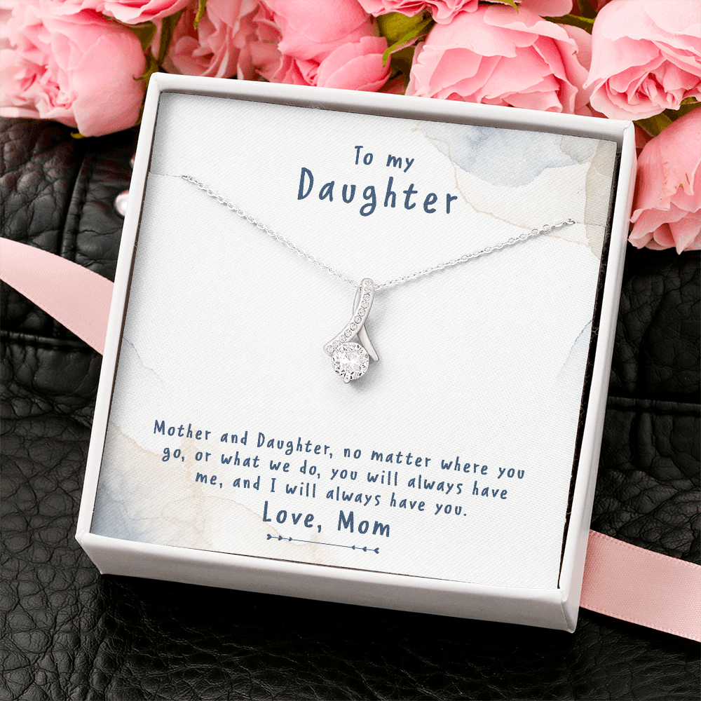 Daughter Gift necklace, Birthday gift Necklace from Mom, appreciation gift Necklace from Mother, Necklace For Daughter