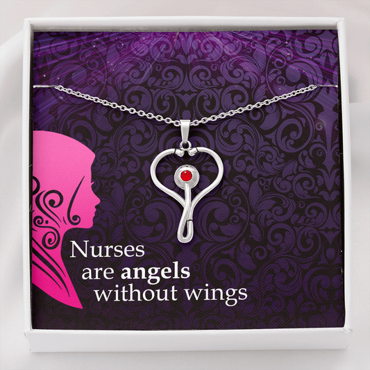 Nurse Gift Necklace, Nurse Appreciation Gift Necklace, Nurse Wife Gift Necklace, Birthday Gift Necklace For Nurse, Nurse Necklace