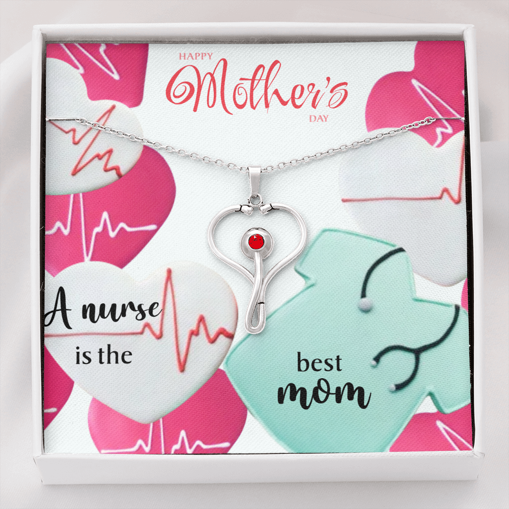Nurse Mom Gift Necklace, Nurse Gift Necklace, Mothers Day Gift Necklace, Mothers Birthday Gift Necklace, Nurse Mom Gift Necklace