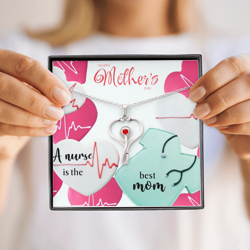 Nurse Mom Gift Necklace, Nurse Gift Necklace, Mothers Day Gift Necklace, Mothers Birthday Gift Necklace, Nurse Mom Gift Necklace