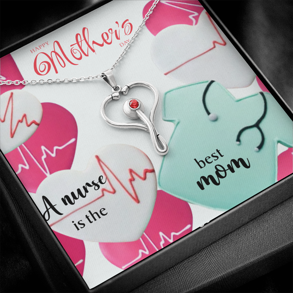 Nurse Mom Gift Necklace, Nurse Gift Necklace, Mothers Day Gift Necklace, Mothers Birthday Gift Necklace, Nurse Mom Gift Necklace