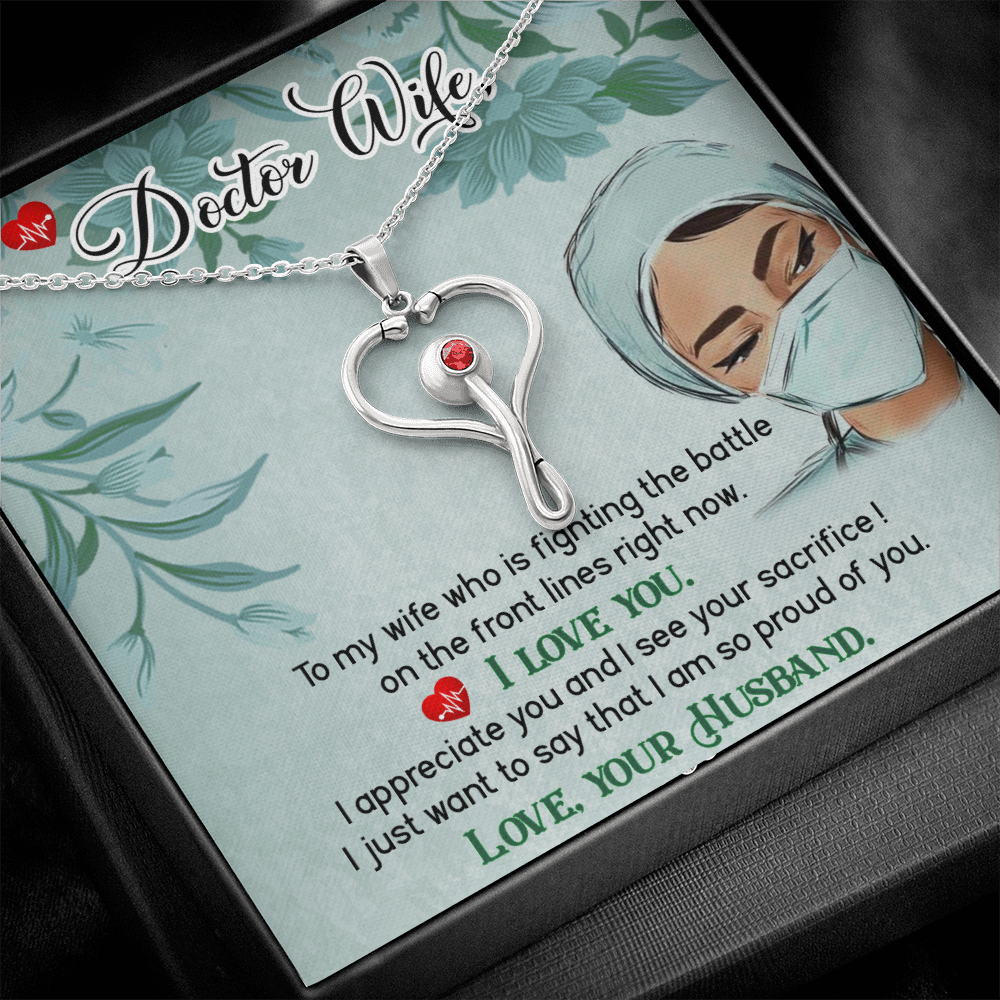 Gift Necklace For Doctors wife, Birthday Gift Necklace For Doctors Wife, Anniversary Gift Necklace For Doctor Wife