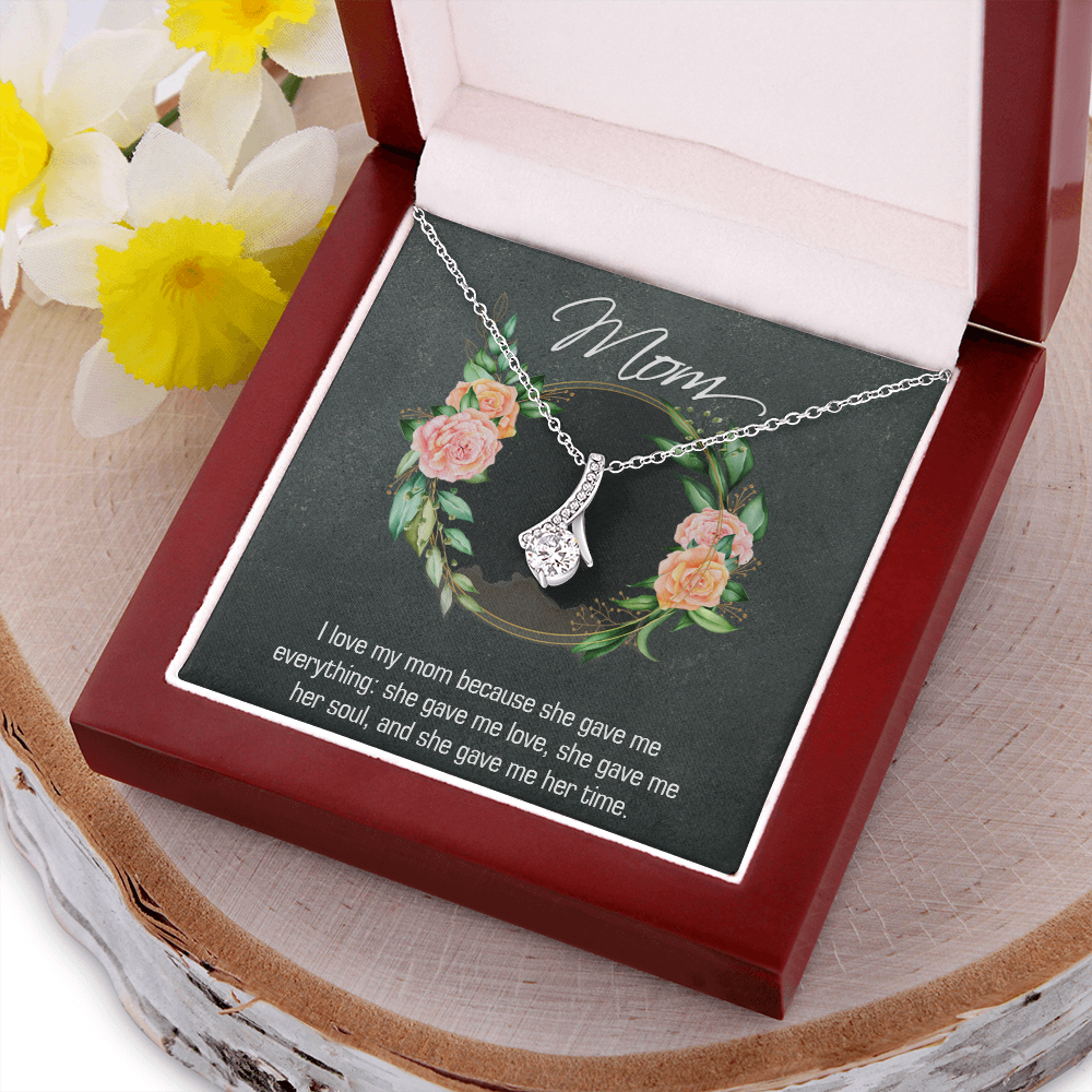 Mom's Love, Gift Necklace For Mother, Mothers Day Gift Necklace For Mom, Birthday Gift Necklace For Mom, Gift From Son, Daughter