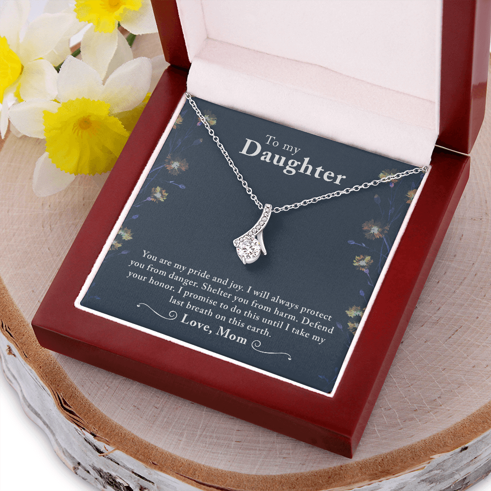 You Are My Pride, Daughter Gift Necklace, Birthday Gift Necklace For Daughter, Daughter appreciation Gift Necklace, Necklace From Mom