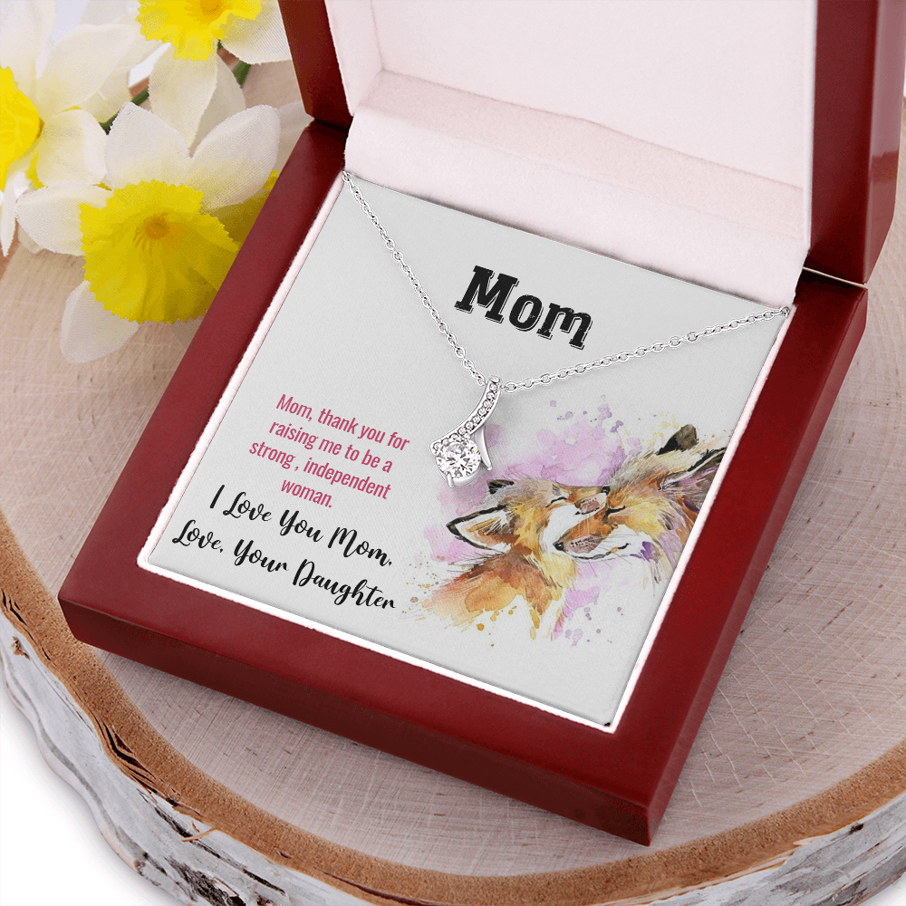 Mom, Strongest woman In The World, Mothers Gift From Daughter, Mothers Birthday Gift Necklace, Mothers Day Gift, Moms Gift