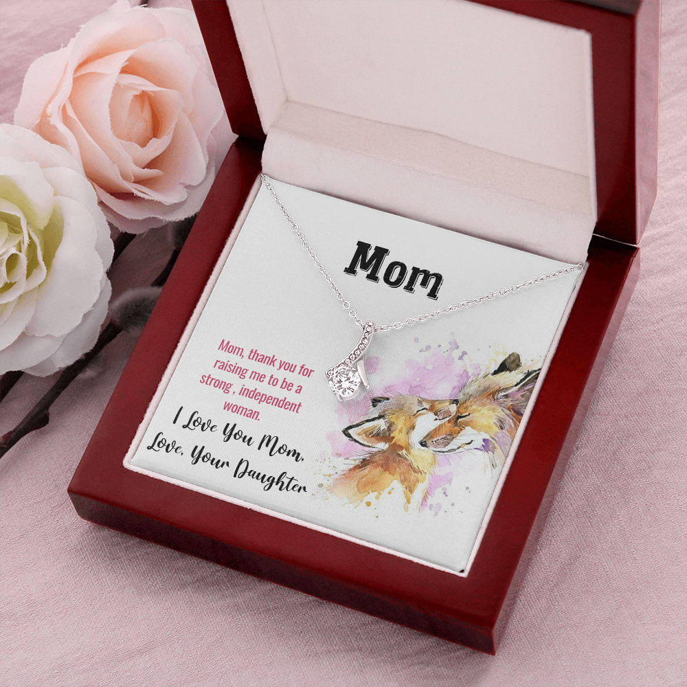 Mom, Strongest woman In The World, Mothers Gift From Daughter, Mothers Birthday Gift Necklace, Mothers Day Gift, Moms Gift