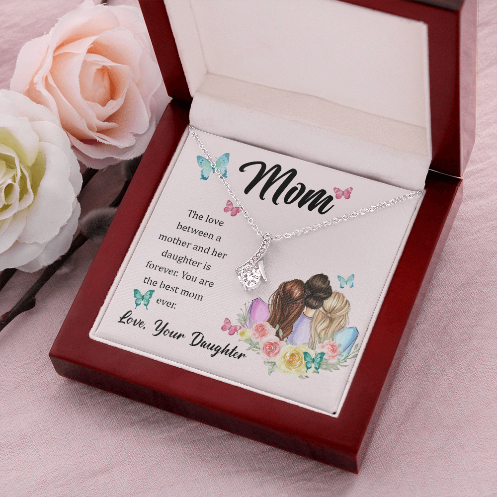 Necklace Gift To Loving Mother From Daughter, Birthday Gift Necklace From Daughter, Mothers Day Gift Necklace, Gift Necklace From Daughter