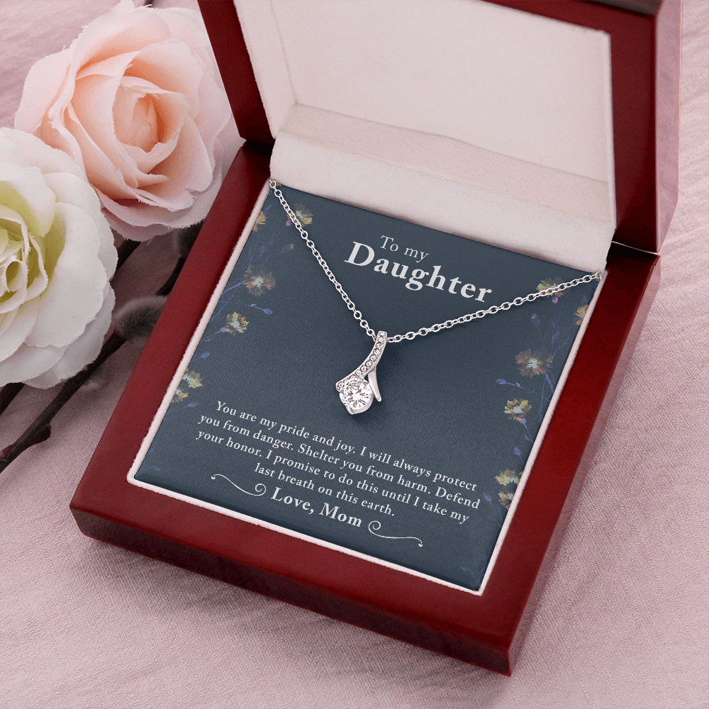 You Are My Pride, Daughter Gift Necklace, Birthday Gift Necklace For Daughter, Daughter appreciation Gift Necklace, Necklace From Mom