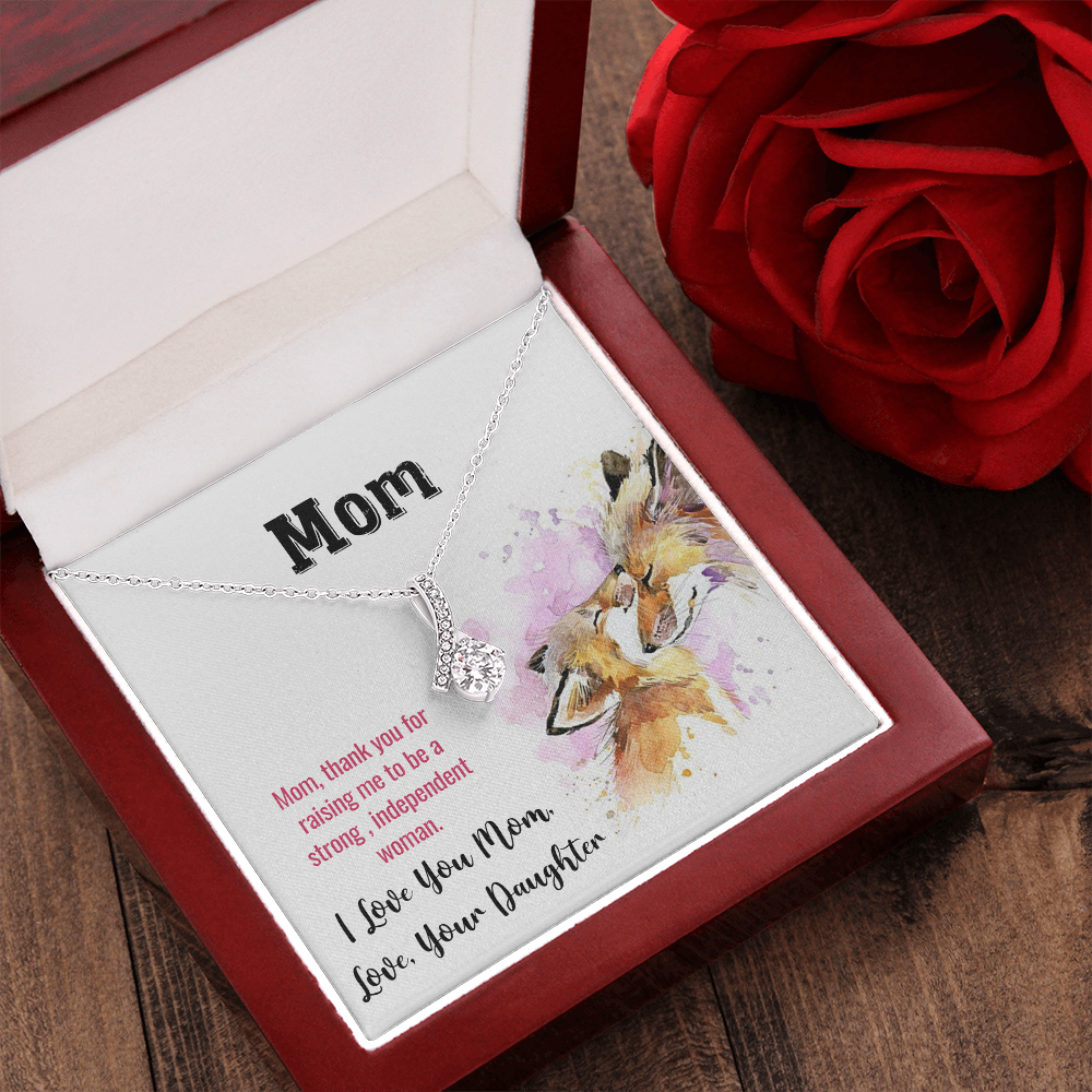 Mom, Strongest woman In The World, Mothers Gift From Daughter, Mothers Birthday Gift Necklace, Mothers Day Gift, Moms Gift