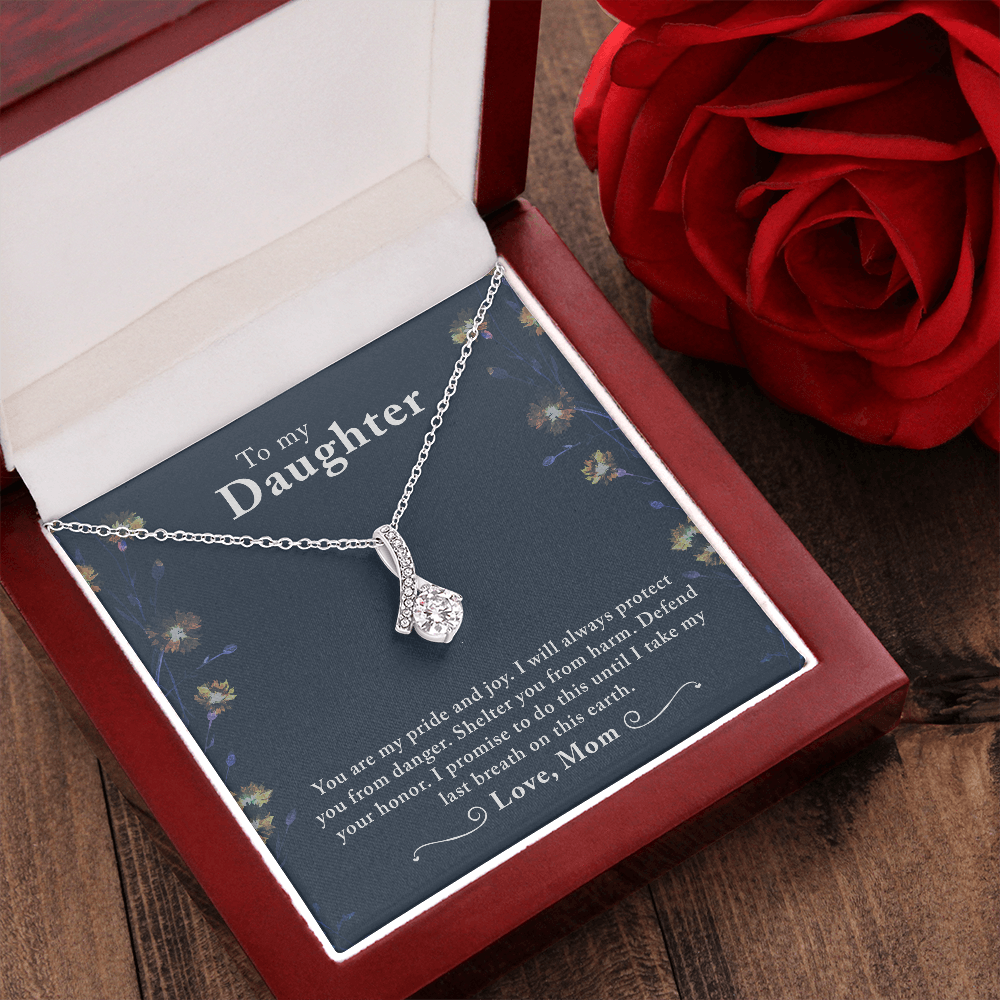 You Are My Pride, Daughter Gift Necklace, Birthday Gift Necklace For Daughter, Daughter appreciation Gift Necklace, Necklace From Mom