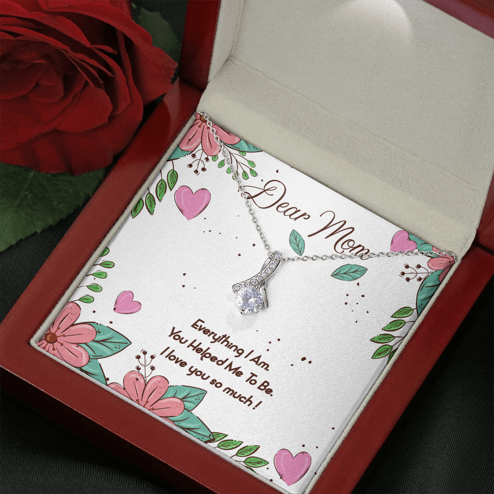 Necklace Gift for Mom -Message Card Birthday Gifts for Best Mom - Jewelry Mom Gifts for Mothers Day