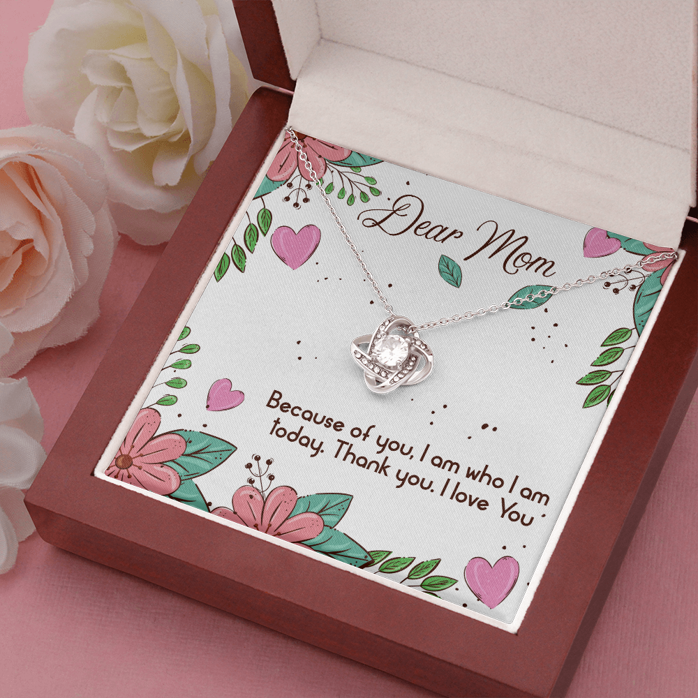 Mom Birthday Gift Necklace, Dear Mom, Mothers Day Gift Necklace, Gift From Son, Daughter, Love You Mom, Gift Necklace For Mom