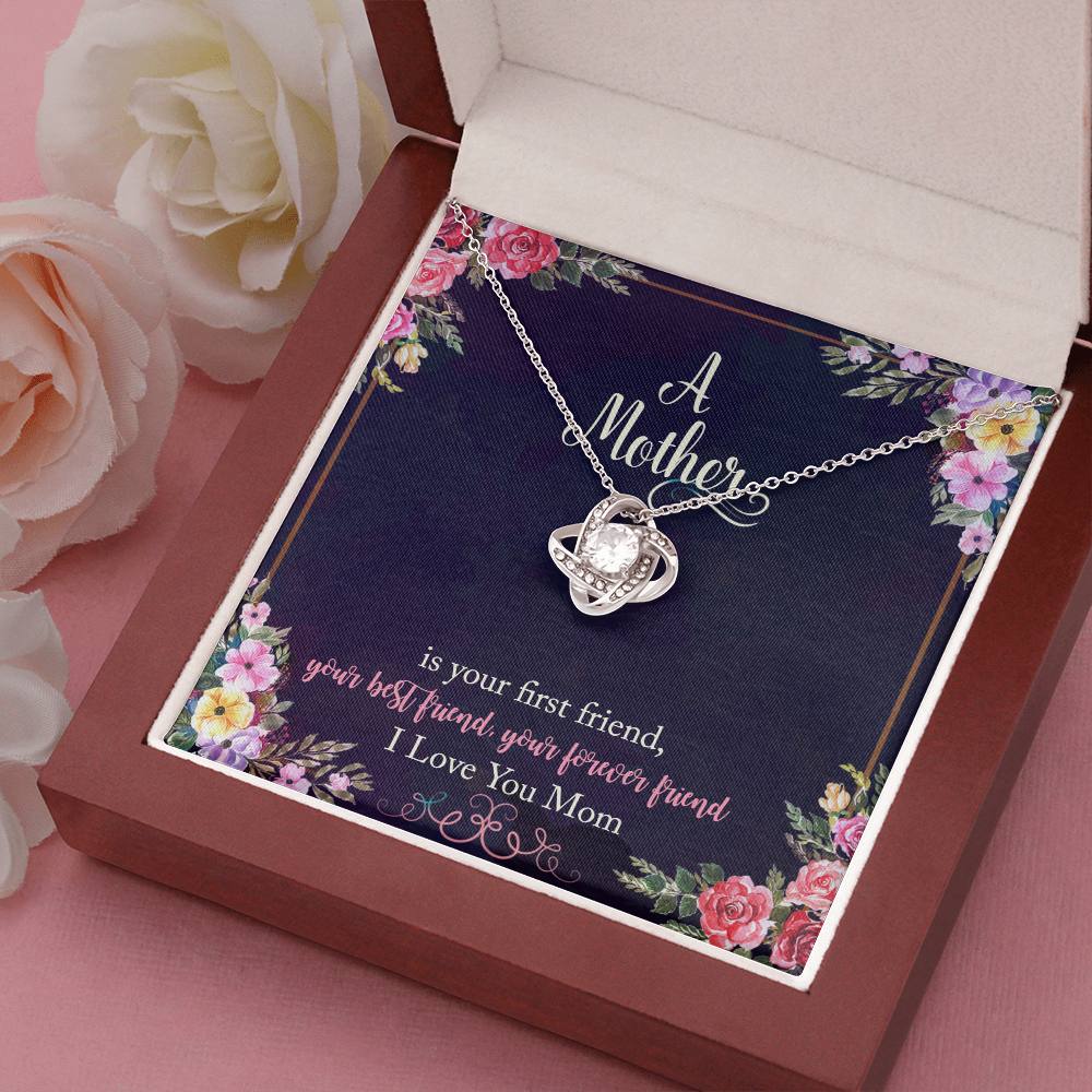 Mothers Gift Necklace, Mother is The Best Friend Forever, Mothers Birthday Gift Necklace, Mothers Day Gift Necklace, Gift From Son, Daughter