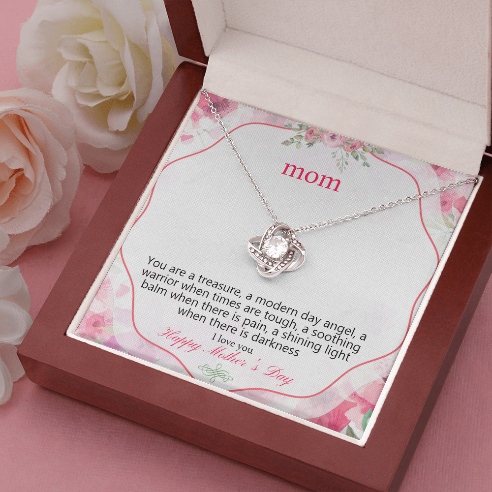 Mothers Day Special Gift Necklace, Moms Gift Necklace, happy Mothers Day, Gift From Son Daughter, Love Knot Gift Necklace, Mother Gift Necklace