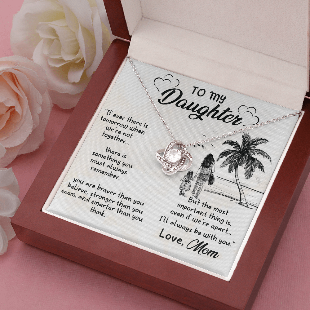 Always be With You, Gift Necklace For Daughter, Birthday Gift Necklace For Daughter, Appreciation Gift For Daughter