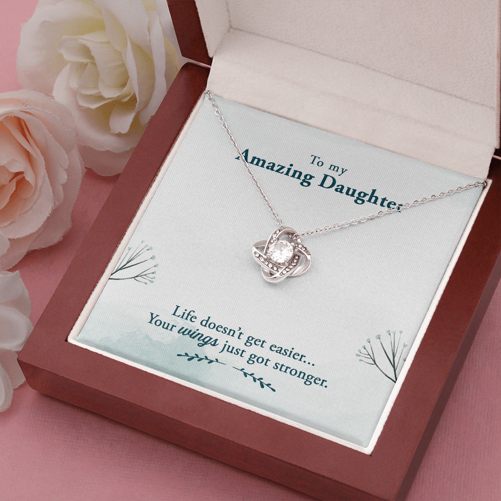 To My Amazing Daughter Gift Necklace, Birthday Gift Necklace For Daughter, Appreciation Gift Necklace,  From Dad, Mom