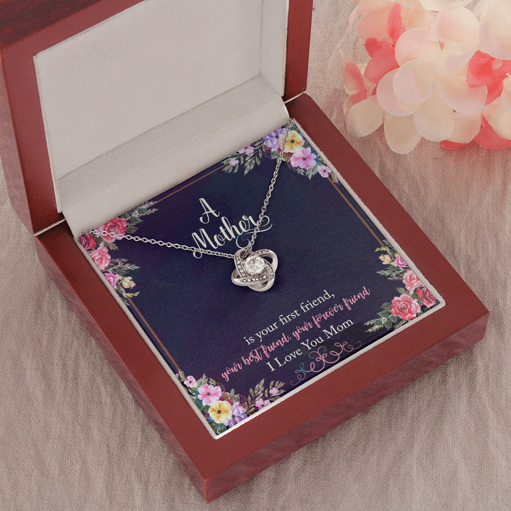 Mothers Gift Necklace, Mother is The Best Friend Forever, Mothers Birthday Gift Necklace, Mothers Day Gift Necklace, Gift From Son, Daughter