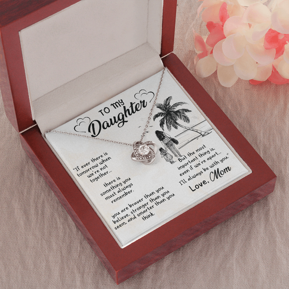 Always be With You, Gift Necklace For Daughter, Birthday Gift Necklace For Daughter, Appreciation Gift For Daughter