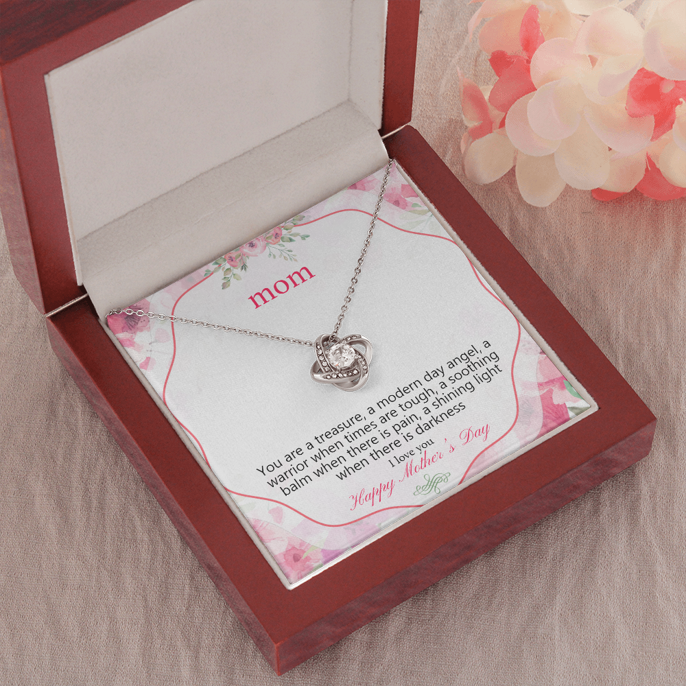 Mothers Day Special Gift Necklace, Moms Gift Necklace, happy Mothers Day, Gift From Son Daughter, Love Knot Gift Necklace, Mother Gift Necklace